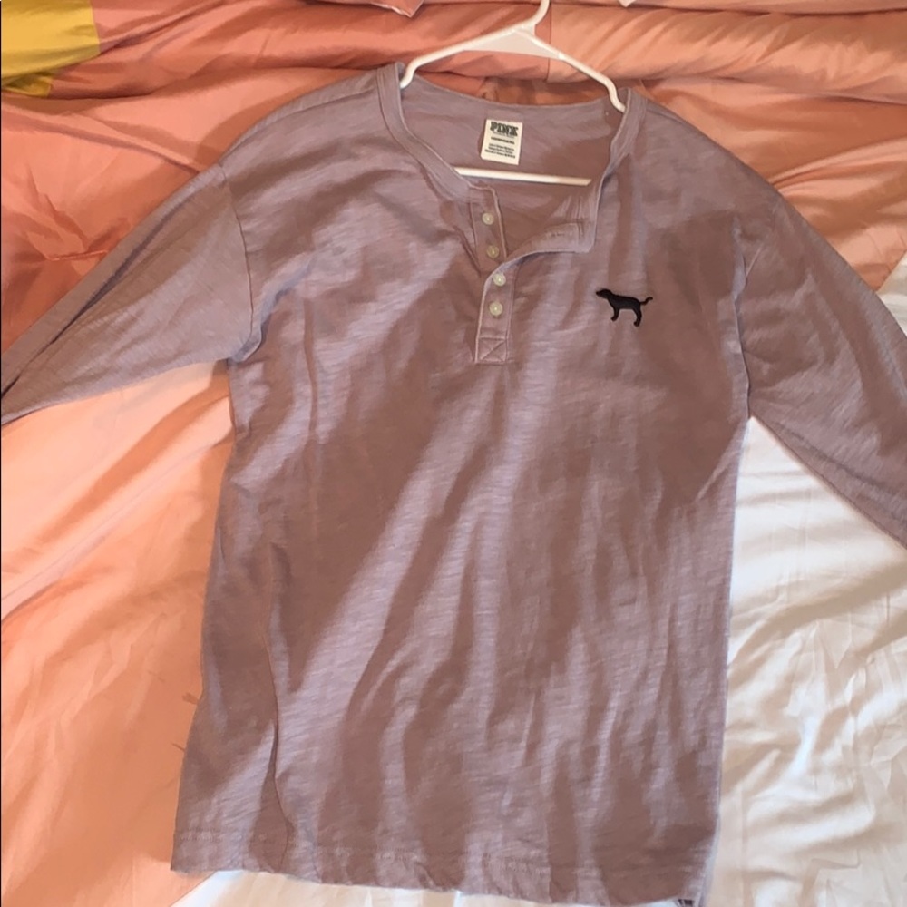 Pink long sleeve shirt